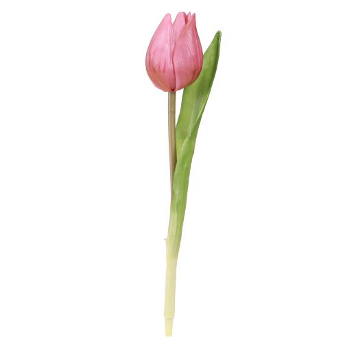 položky Květinová dekorace Tulipány Umělé květiny Fialová 20cm 6 ks