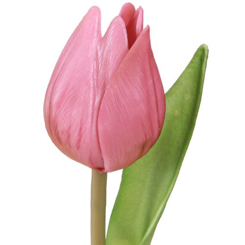 Květinová dekorace Tulipány Umělé květiny Fialová 20cm 6 ks