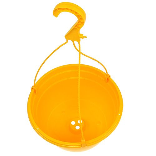 položky Závěsný košík 25cm žlutý