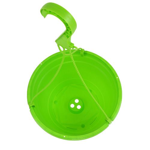 položky Závěsný košík 25cm zelený