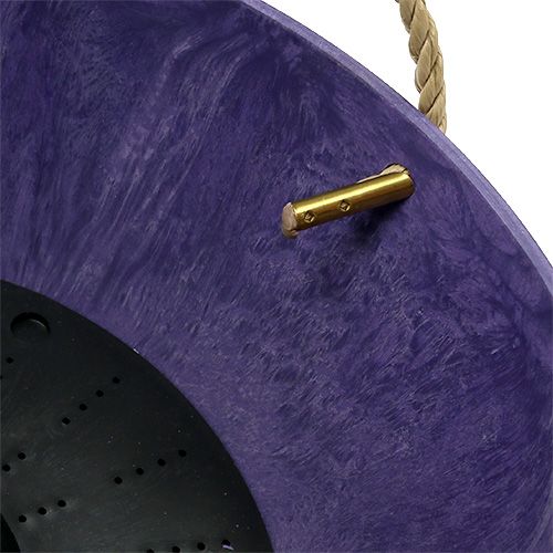 Floristik24 Květinový košík &quot;Fiona&quot; Ø25cm V12cm fialový