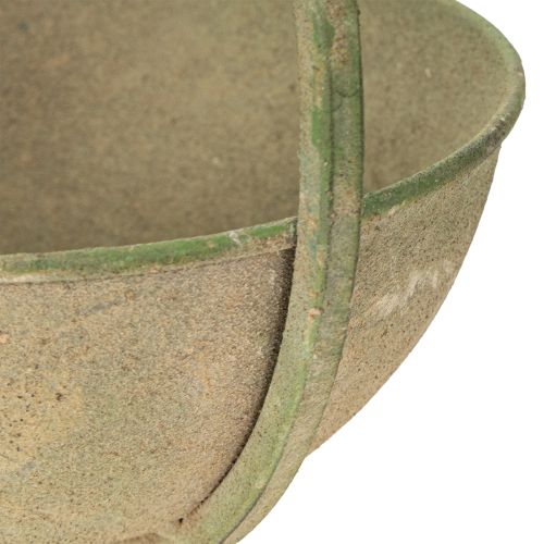 položky Květinový koš, závěsný koš, kovová dekorace zahrada Ø16cm V38cm