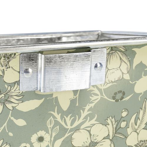 položky Květinový truhlík s držákem balkónový kovový 35x15cm V13cm