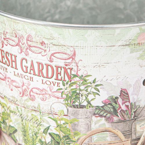 položky Květináč malý kovový barevný Fresh Garden H16cm 2ks