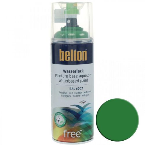 položky Bezbarvá barva na vodní bázi Belton s vysokým leskem ve spreji 400 ml