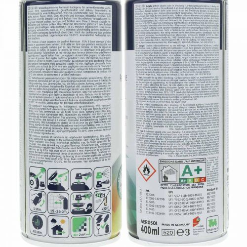 položky Belton vodní lak bez vody červená barva ve spreji ohnivě červená 400ml