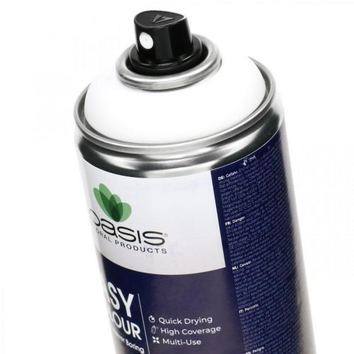 položky OASIS® Easy Color Spray, barva ve spreji bílá, zimní dekorace 400ml