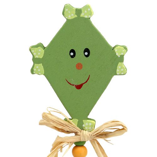 Floristik24 Květinové knoflíky dračí zelená L31cm 4ks
