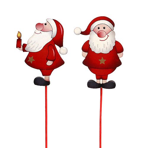 Floristik24 Květinové knoflíky Nikolaus 12ks