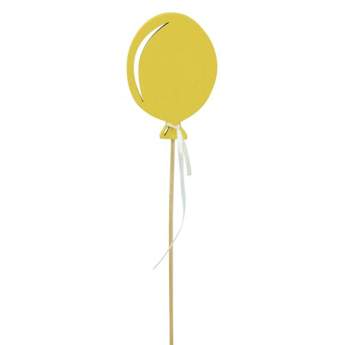 položky Květinová zátka kytice dekorace dortový toner balónek žlutý 28cm 8ks