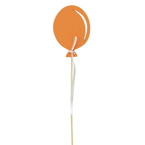 položky Květinová zátka kytice dekorace dort toner balón oranžový 28cm 8 ks