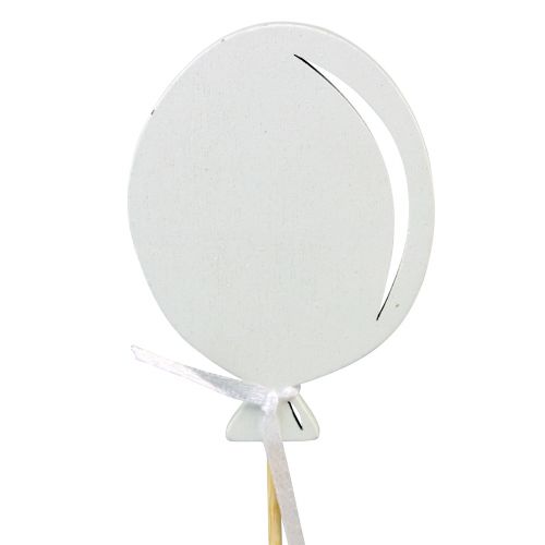 položky Květinová zátka kytice dekorace dort toner balónek bílý 28cm 8 ks