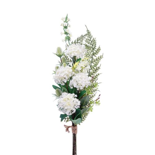 Floristik24 Kytice umělých květin Snowball Teasel Umělá kapradina 65cm