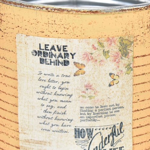 položky Květináč ve vintage designu do obývacího pokoje a kanceláře 15 cm, 3 ks