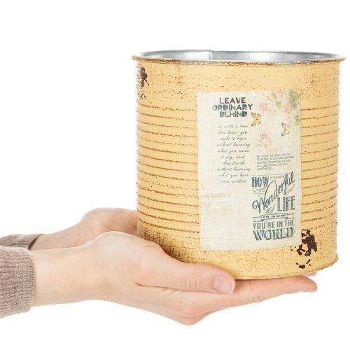 položky Květináč ve vintage designu do obývacího pokoje a kanceláře 15 cm, 3 ks