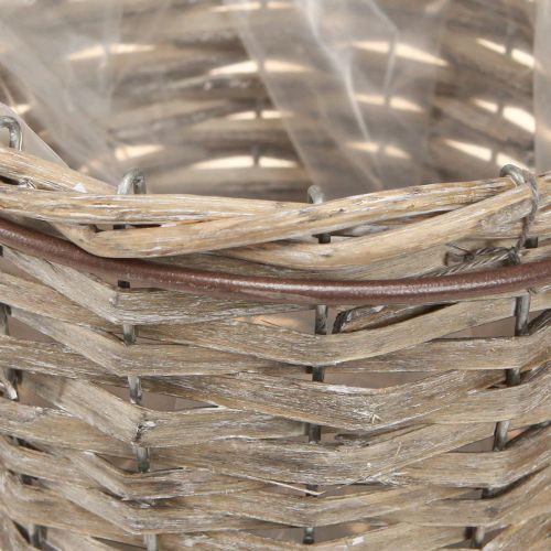 položky Květináč zahradní nářadí dekorativní hnědá Ø17,5cm H30cm