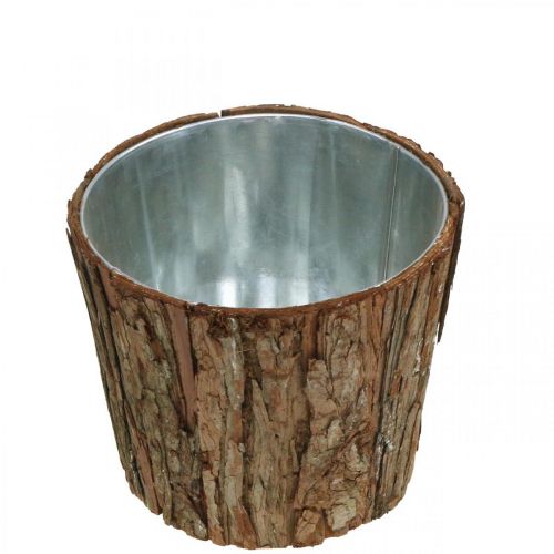 Floristik24 Květináč, vysoký květináč, dekorace z kůry stromu Ø19cm V15,5cm