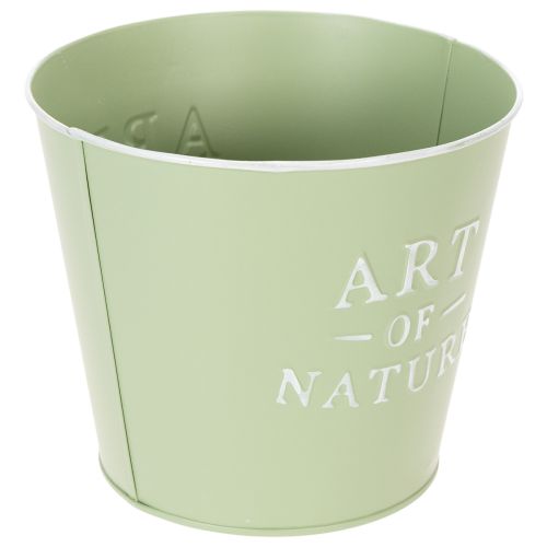 položky Zinkový květináč Art of Nature mátově zelený Ø17,5 cm V15 cm