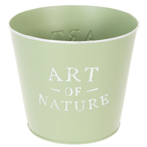 Zinkový květináč Art of Nature mátově zelený Ø17,5 cm V15 cm nakoupit | Floristik24.cz