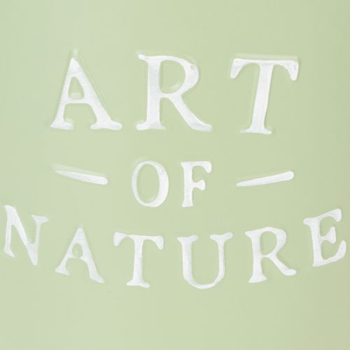 Zinkový květináč Art of Nature mátově zelený Ø17,5 cm V15 cm | Floristik24.cz