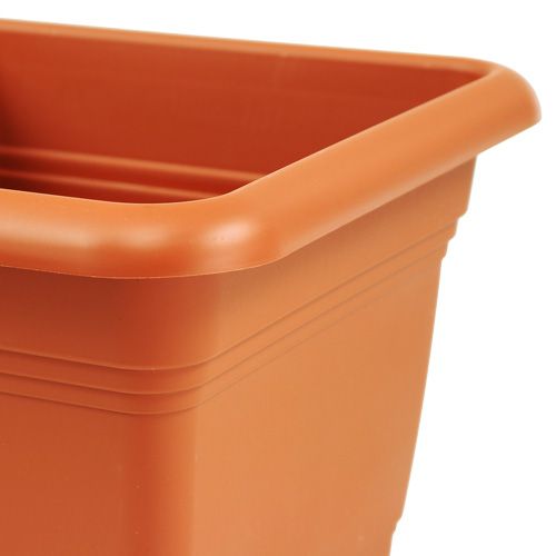 Floristik24 Květináč &quot;Nora&quot; 19cm x 19cm H15cm terakota, 1ks