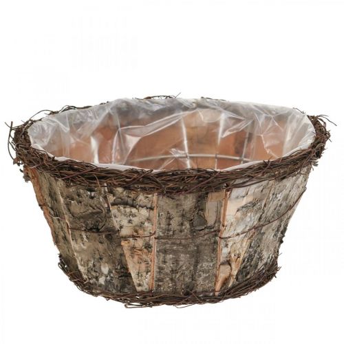 Květináč Květináč Kulatá liána z březové kůry Ø24cm V13cm