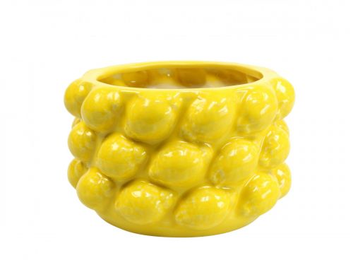 položky Květináč citronovník keramický žlutý Ø18,5cm V12cm