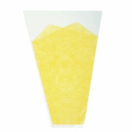 položky Květinová taška jutový vzor žlutá D36cm Š25cm - 12cm 50ks