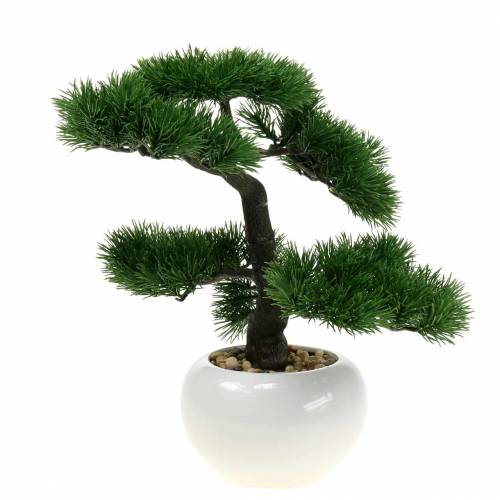 Floristik24 Bonsai strom v keramickém květináči Japonská borovice umělá H36cm
