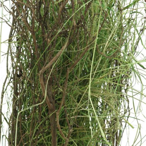 položky Dekorativní travní keř s větvemi Sušený travní trs 65×12cm