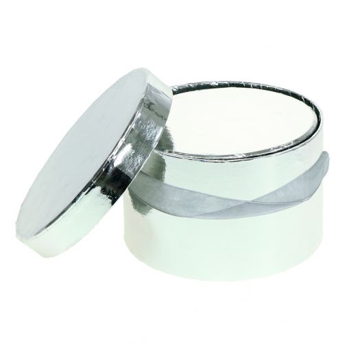 Floristik24 Květináč stříbrný Ø14/16cm 2ks