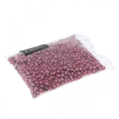 Floristik24 Brilliant deco pearls red pearl granule 4-8mm 330ml