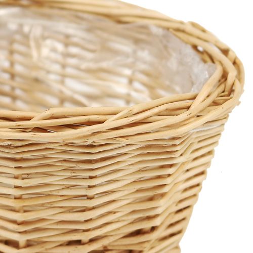 Floristik24 Koš na chleba cca 29,5cm oválný loupaný