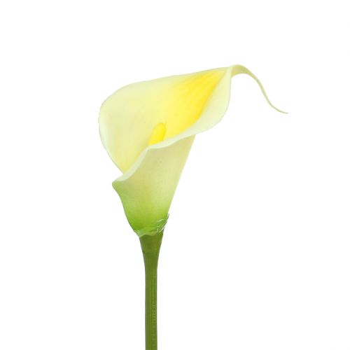 Floristik24 Umělá Calla Yellow 57cm 12 ks