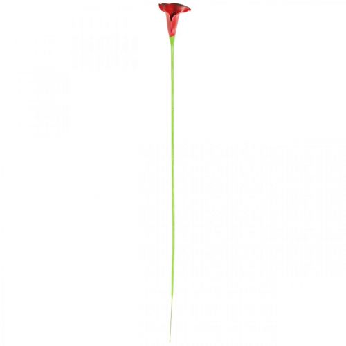 položky Calla red bordeaux umělé květiny v svazku 57cm 12ks