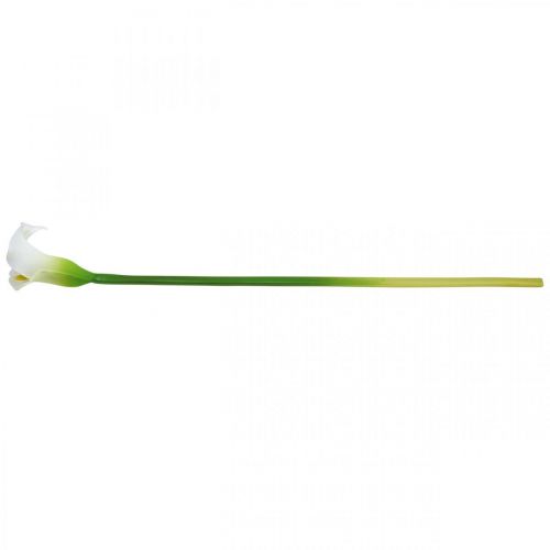 Floristik24 Umělý svatební dekor Calla White Hedvábný květ Pamětní dny L72cm