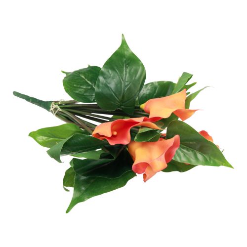 položky Calla Lily Meruňka Calla umělé květiny Orange Exotic 44cm