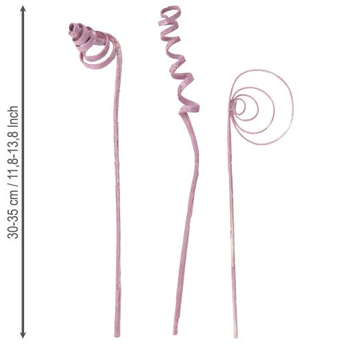 položky Třtinová spirála, třtinový kužel, sortiment třtinových tyčinek, bobule 30 cm 75 ks