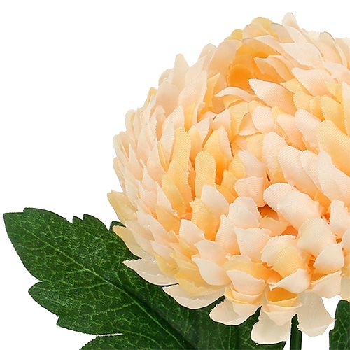 Floristik24 Umělá chryzantéma broskev Ø7cm L18cm