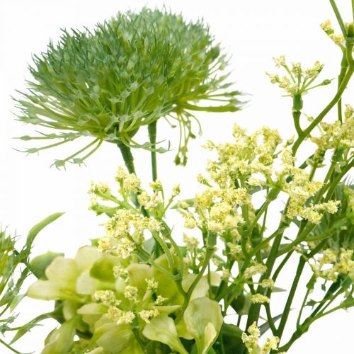 Floristik24 Hedvábné květiny, umělá kytice, květinová dekorace s bodláky 40cm