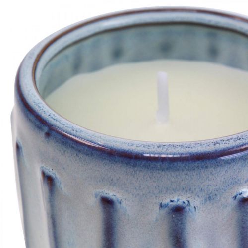 Floristik24 Citronella svíčka v květináči vonná svíčka citron Ø10,5cm V8cm