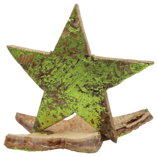 položky Bodová dekorace Vánoční hvězdy kokosově zelená Ø5cm 50ks
