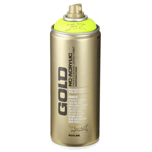 Floristik24 Barevný sprej Žlutý Montana Cans Akrylový sprej Neonový 400ml