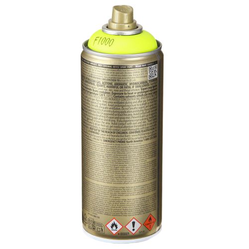 položky Barevný sprej Žlutý Montana Cans Akrylový sprej Neonový 400ml