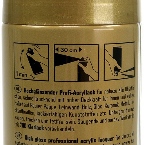 Floristik24 Barva-sprej Gold 400ml