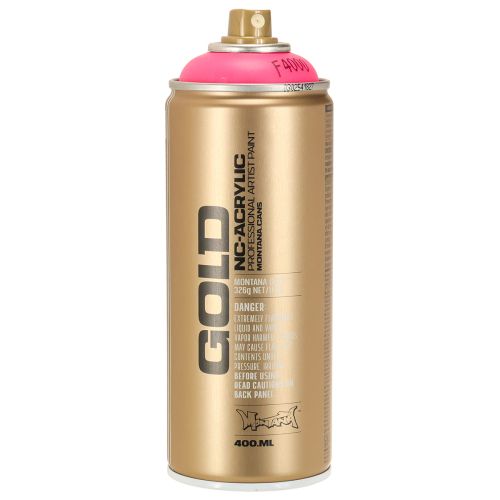 Floristik24 Barevný sprej Fluorescenční růžový barevný sprej Montana Plechovky 400ml