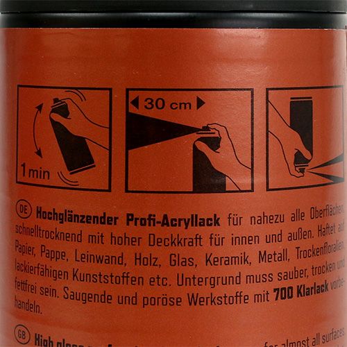 Floristik24 Barva ve spreji metalická světle měděná 400ml