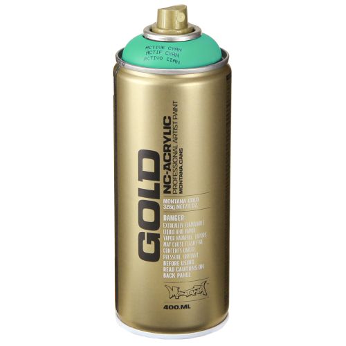 Floristik24 Barevný sprej Tyrkysový lak ve spreji Fluo neonový sprej azurový 400ml