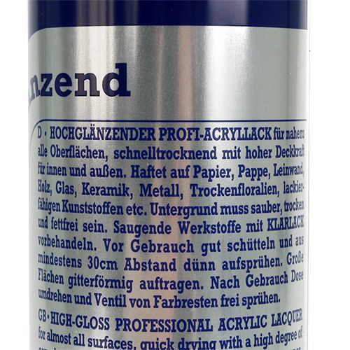 Floristik24 Barva ve spreji kovově lesklá stříbrná 400 ml