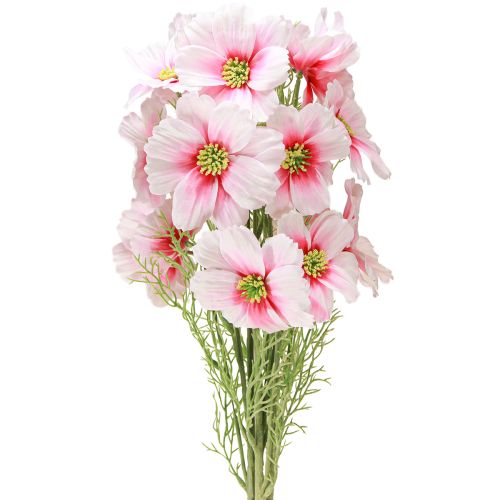 Cosmea umělá růžová 77cm 3 ks
